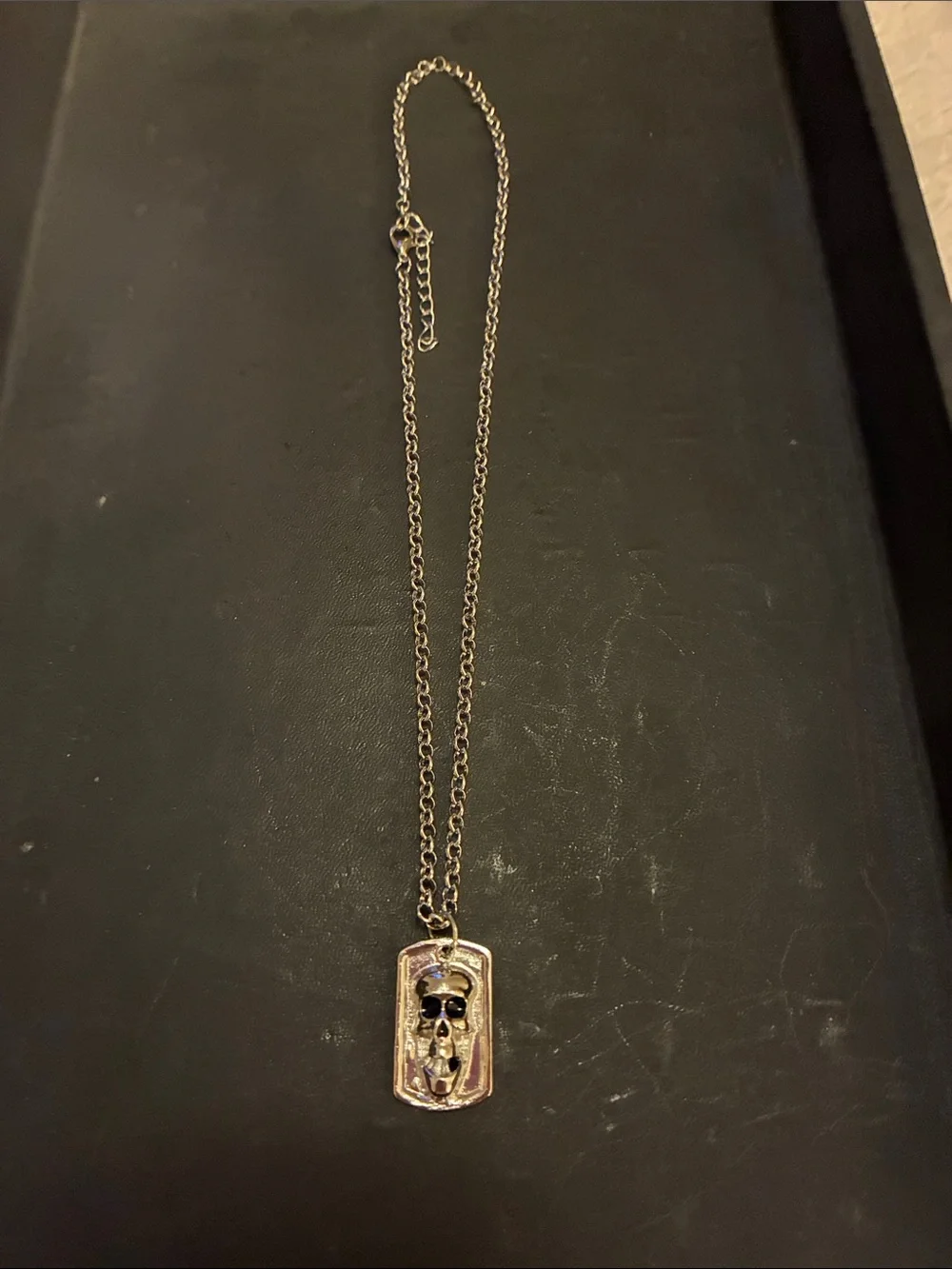Skull Pendant Necklace Scary face…